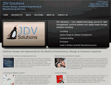 Tablet Screenshot of jdvsolutions.com